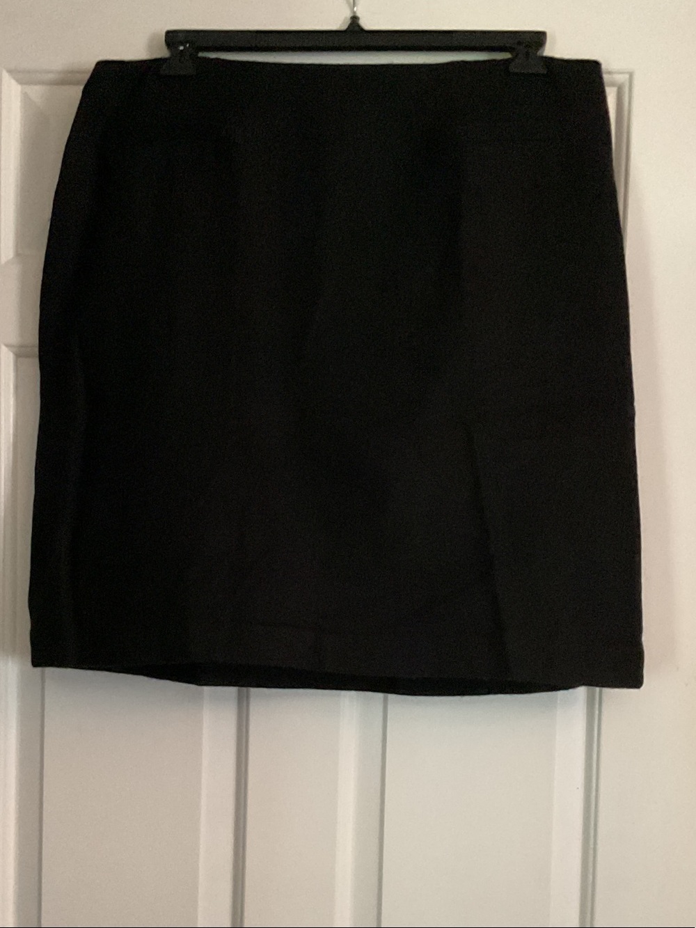 Talbots Black Wool Pencil Skirt